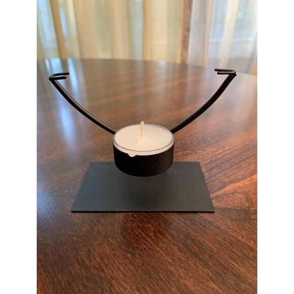 Joan Baker Stained Glass Heart Candle Holder Praise Him Religious Sun Catcher - Picture 9 of 12